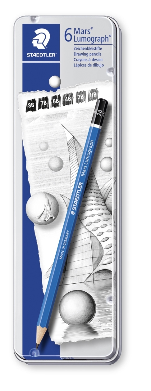 Staedtler Creion Mars Lumograph set (6)