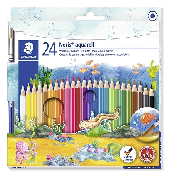 Staedtler Creion Colorat Noris Club Acuarelă set (24)