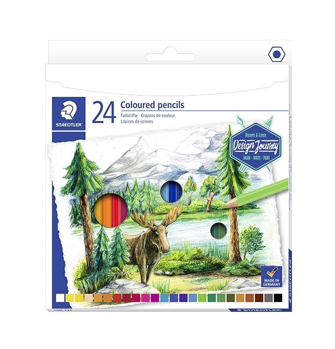 Staedtler Creioane colorate asortate (24)