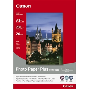 Canon Photo Plus Semi-Gloss 260g/m² - A3+, 20 coli