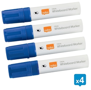 Nobo WB Marker Glide Jumbo oblic 10mm albastru (4)