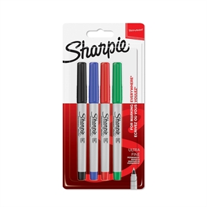 Marker Sharpie Ultra Fin 0,3mm set (4)