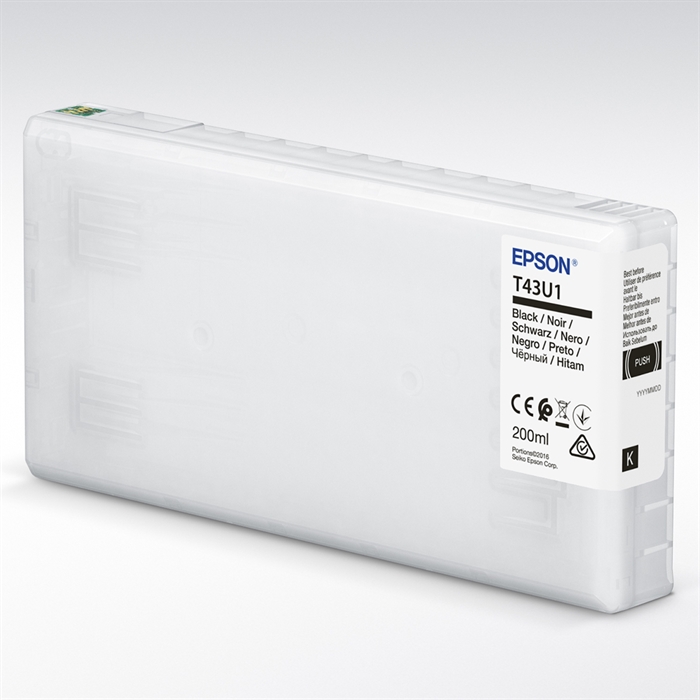 Cartuș de cerneală negru Epson T43U 200 ml pentru SureLab SL-D800