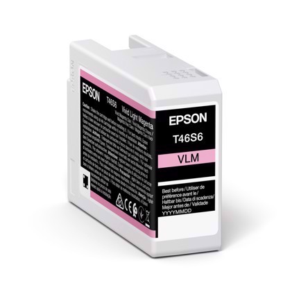 Epson Vivid Light Magenta Cartuș de cerneală de 25 ml T46S6 - Epson SureColor P700