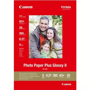 Canon PP-201 Photo Paper Plus II 265g/m² - A3+, 20 coli