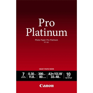 Canon Photo Paper Pro Platinum 300g/m² - A3+, 10 coli