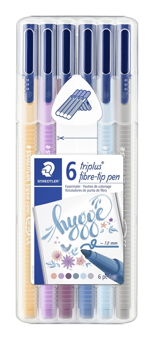 Staedtler Fiberpen Triplus Color 1,0mm Hygge culori asortate (6)