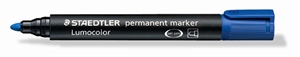 Staedtler Marker Lumocolor Permanent rotund 2,0mm albastru