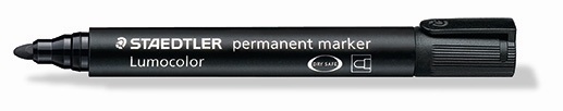 Staedtler Marker Lumocolor Perm rotund 2,0mm negru