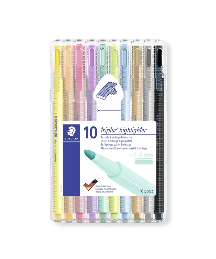 Staedtler Markere Textsurfer Triplus pastel set (10)