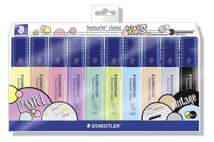 Staedtler Marker Textsurfer pastel/vintage asortat (10)