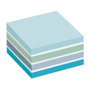 3M Post-it Notes 76 x 76 mm, cub pastel-albastru