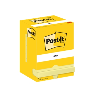 3M Notes Post-it 76 x 102 mm, galben - pachet de 12