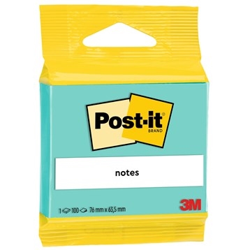 3M Post-it verde 63,5 x 76 mm, 100 foi