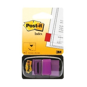 3M Post-it Indexfaner 25,4 x 43,2 mm, mov