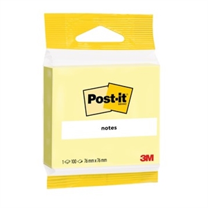 3M Post-it Canary Yellow 76 x 76 mm, 100 de foi