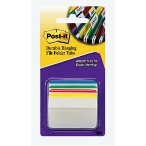 3M Post-it Indexfaner 50,8 x 38,1 Strong "pliați" culori asortate - pachet de 4