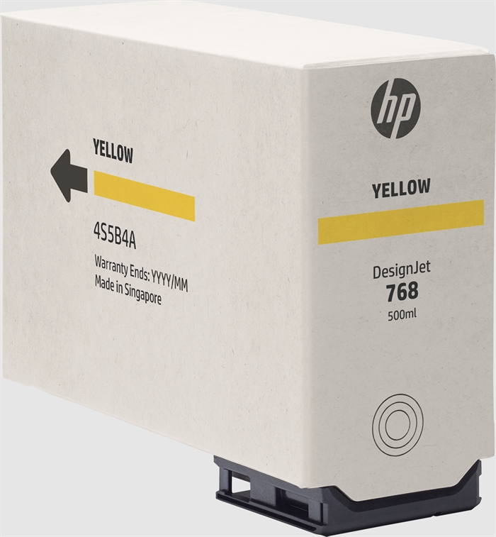 HP 768 Yellow 500-ml Cartuș de cerneală DesignJet