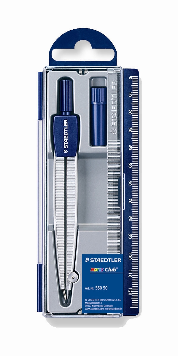 Staedtler Compas Noris Club cu cutie pentru creion