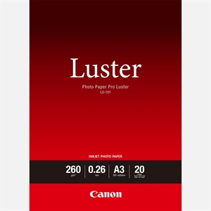 Canon Photo Paper Pro Luster 260g/m² - A3, 20 coli