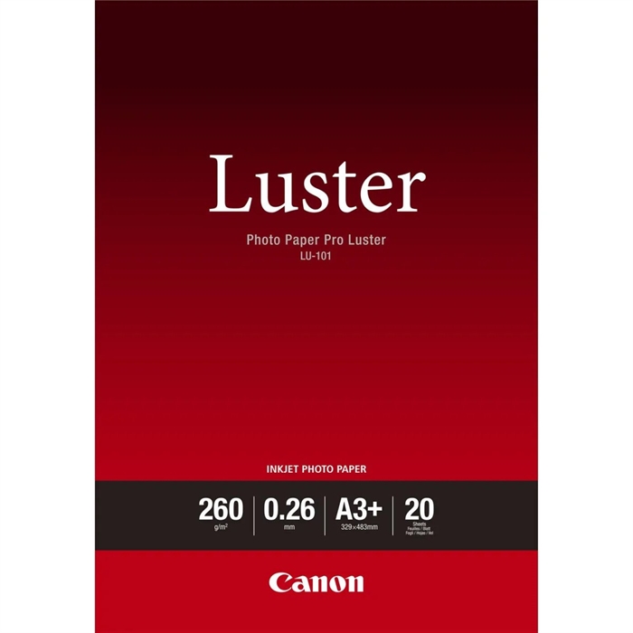 Canon Photo Paper Pro Luster 260g/m² - A3+, 20 coli