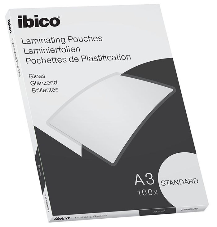 Esselte Plic de Laminare standard de bază 125my A3 (100)