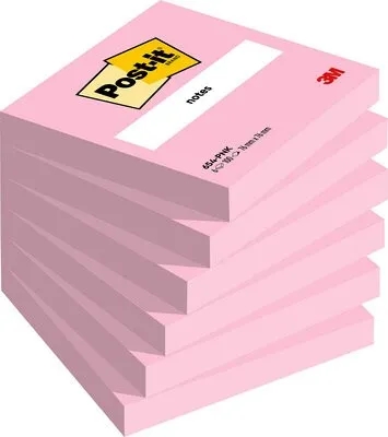 Note Post-it 3M 76 x 76 mm, roz