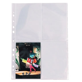 Esselte Buzunar foto 80my PP transparent 10x15 A4 (10)