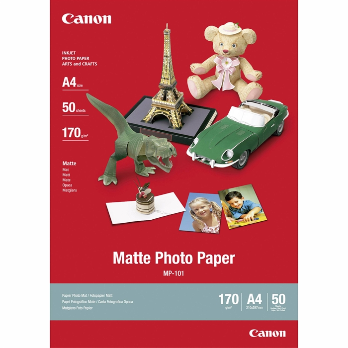 Canon MP-101 Matte Photo 170g/m² - A4, 50 coli