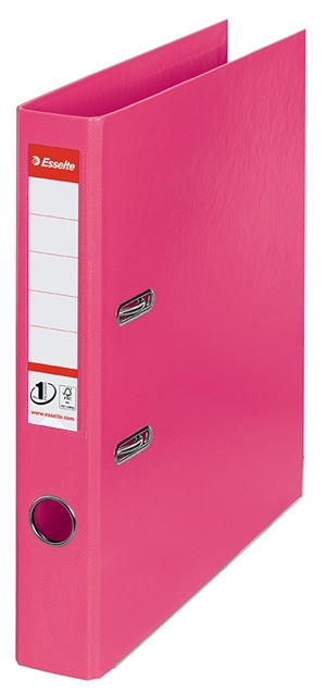 Esselte Brevordner No1 Power PP A4 50mm fuchsia