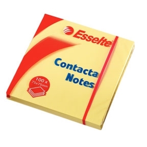 Esselte Contacta Notes 75 x 75 mm, galben