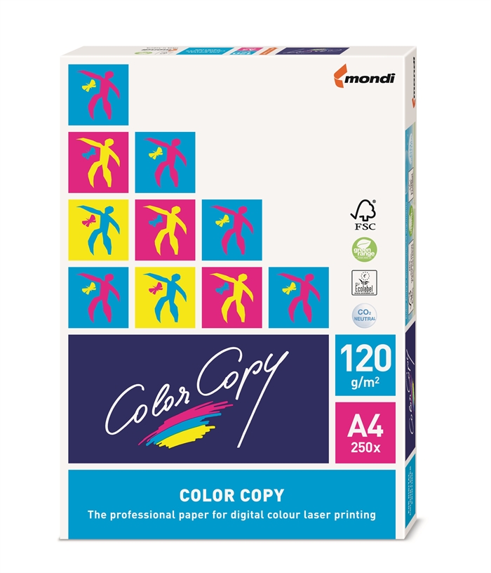 Kopipapir ColorCopy 120 g/m² A4 kopipapir - pachet de 250 de coli