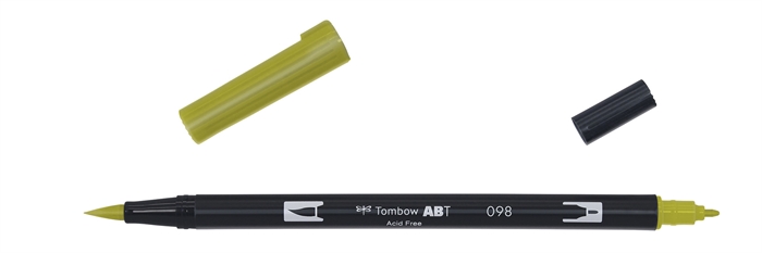 Marker Tombow ABT Dual Brush 098 avocado