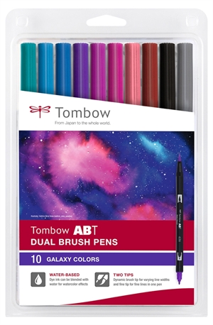 Tombow Marker ABT Dual Brush Culori Galaxy (10)