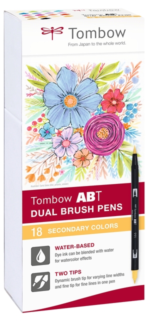 Marker Tombow ABT Dual Brush 18P-2 Basic 2 (18)