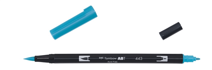 Tombow Marker ABT Dual Brush 443 turcoaz