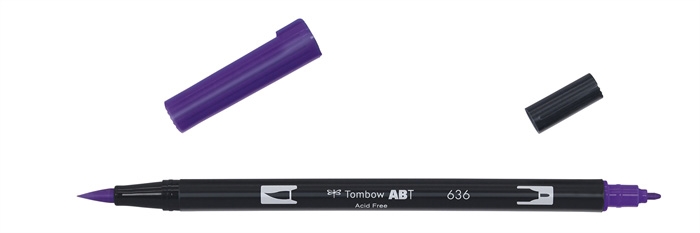 Marker Tombow ABT Dual Brush 636 mov imperial