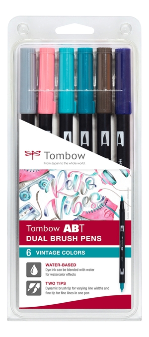 Marker Tombow ABT Dual Brush 6P-5 Vintage (6)