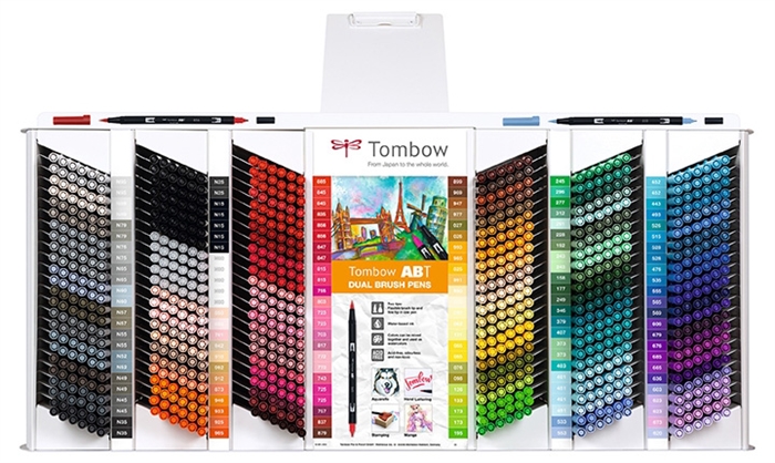 Tombow Marker ABT Dual Brush Pen conținut pentru expunere (864)