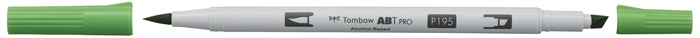 Marker Tombow cu alcool ABT PRO Dual Brush 195 verde deschis