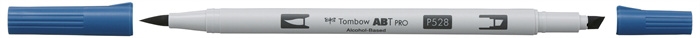 Marker Tombow cu alcool ABT PRO Dual Brush 528 albastru marin