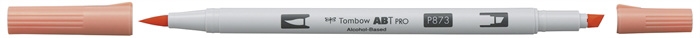 Marcator Tombow cu alcool ABT PRO Dual Brush 873 coral