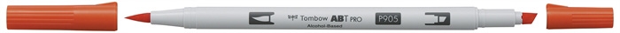 Marker Tombow pentru alcool ABT PRO Dual Brush 905 roșu