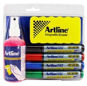 Artline Whiteboard set de ștergere/scriere