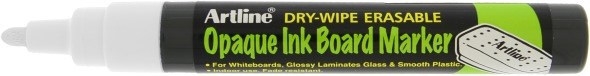 Artline Board Marker Opaque 2mm alb