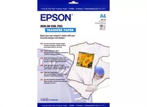 Hârtie de transfer termic Epson 124 g/m² - A4 - 10 coli