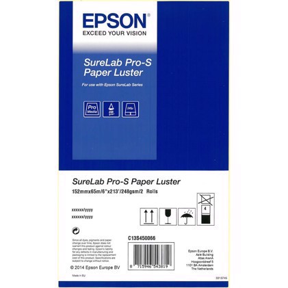 Epson SureLab Pro-S Paper Luster BP 6" x 65 metri 2 rolls