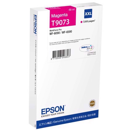 Espon WorkForce Magenta blækpatron XXL - Epson T9073