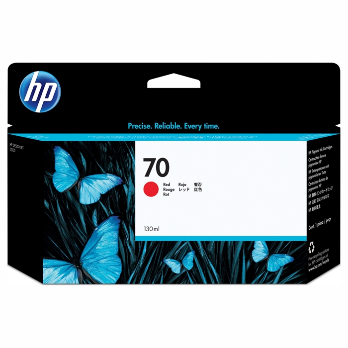 HP 70 - cartuș de cerneală roșu de 130 ml