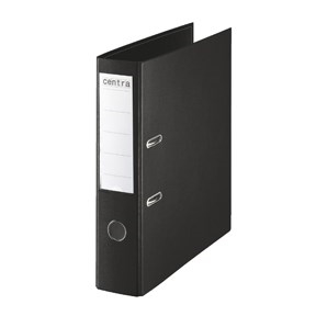 Esselte Biblioraft fără șină metalică PP A4 75mm negru